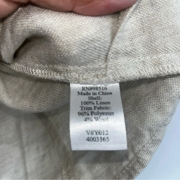 Coldwater Creek Light Tan Buttoned Tank Top - Picture 4 of 9